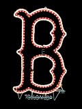American Lighting 142-0453 Boston Red Sox Rope Light Motif, 6-Foot Black Power Cord and Mounting Hardware