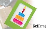 ジェルジェム グリーティング カード ケーキ/