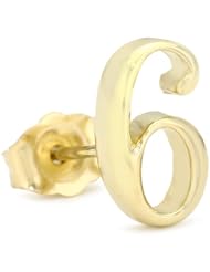 Lulu Frost "Code" Number 14k Single Stud Earring