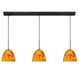 Besa Lighting 3 Light Sasha Bar Island Light