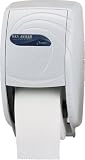 San Jamar R3590WS White Sand Plastic Oceans Duett Standard Bath Tissue Dispenser, 7.5