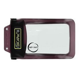 DiCAPac WP-550 (11.8 x 18.5 cm) Waterproof Case for Compact Digital Cameras, PDA, MP3 Players, Cell Phones & More