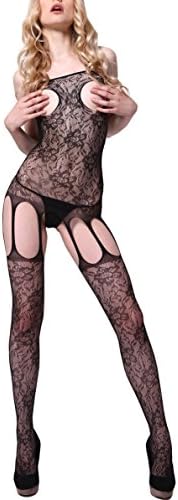 Women's Sexy Cupless Babydoll Sleepwear Lingerie Open Crotch Bodystocking