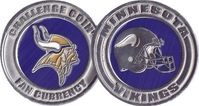 NFL Minnesota Vikings Challenge Coin Poker Card Cover