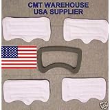 4 Microfiber Replacement Pads for Euro-Pro Shark Steam Mop w/ Carpet Glide