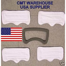 4 NEW Microfiber Pads & Carpet Glide for Shark Steam Mop