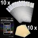 Produkt-Bild: 10x Apple iPhone3 iPhone 3 3G 3GS Displayschutzfolie LCD Schutzfolie Screen Guard Display Folie Protector Schutz