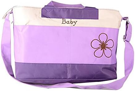 Simple Beautiful Faille Material Baby Nappy Diaper Changing Bag With Mat