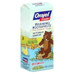 Orajel Toddler Training Toothpaste, Fruit Splash 1.5 oz (44 g)