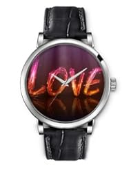 SPRAWL Aanalog Fashion Series Silver Ladies Watches of Genuine Black Leather Strap,Unique Wrist Watch for Women Girls Designed with love