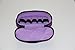 5-Bottle Purse-size Essential Oil Carrying Case - Deep Purple with Lavender interior