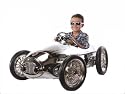 Limited Edition Chrome Kids Race Car Pedal Car
