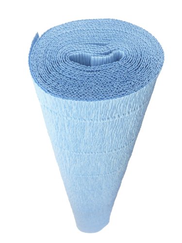 Italian Crepe Paper roll 180 gram - 556 SKYE BLUE