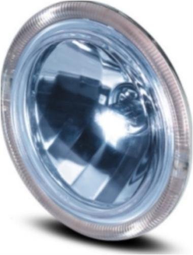 Pilot Performance Lighting   PL-362W Pilot 4 Round Fog Light, Blue w/ Multi-Color LED Ring