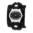 Red Monkey Designs Men's RM777J-DEFF The Defender Black Leather Watch