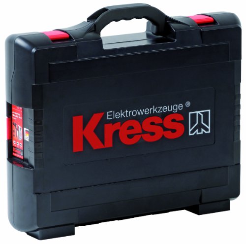 KRESS Koffer Klick-Box II inkl. Einlage f&uuml;r KRESS Akkuschrauber, schwarz