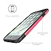 iPhone 7 Case, Snugg Apple iPhone 7 Dual Layer Slim Cover [Infinity Series] Protective Bumper Shell Skin - Coral Red