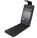 MaryCom Ledertasche PREMIUM QUALITÄT für Apple iPhone 4G in Schwarz mit Magnetverschluß / Ledercase, Lederetui, Handy Hülle, Case, Etui + Gratis Displayschutz Folie und Putztuch / Leder S 4G