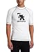 Gotcha Men's Logo Rashgaurd Shirt, White, Large