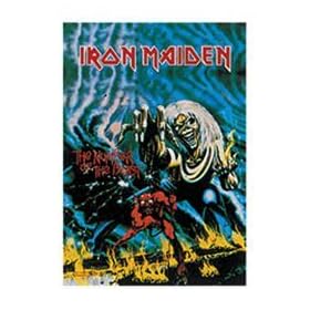 Iron Maiden Poster Tissu The Number Of The Beast Lp 75 X 110 Cm
