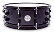 Mapex MPX 14 inch x 5.5 inch all birch snare drum in Transparent Black lacquer finish with black hardware