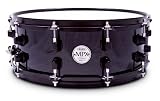 Mapex MPX 14 inch x 5.5 inch all birch snare drum in Transparent Black lacquer finish with black hardware