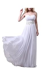 Chiffon Sequined Glittering Sweetheart  Dress with a Brush/Sweep Train 