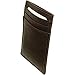 Alpine Swiss Mens Top Grain Leather Minimalist Money Clip Front Pocket Wallet