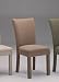 Brand New Set of Two Parson Chairs in Brown Color