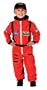 Aeromax Jr. Astronaut Suit with Embroidered Cap, Size 4/6 - Orange