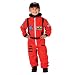 Aeromax Jr. Astronaut Suit with Embroidered Cap, Size 4/6 - Orange