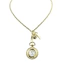 Vintage Gold Pendant Watch Necklace