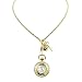 Vintage Gold Pendant Watch Necklace