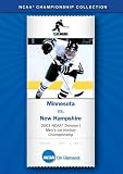 2003 NCAA(r) Division I Men's Ice Hockey Championship - Minnesota vs. New Hampshire