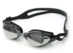 Eforstore Adult Anti-Fog Swimming Goggles Swim UV Protection Glasses Waterproof Adjustable Eyeglasses for Men Women Black