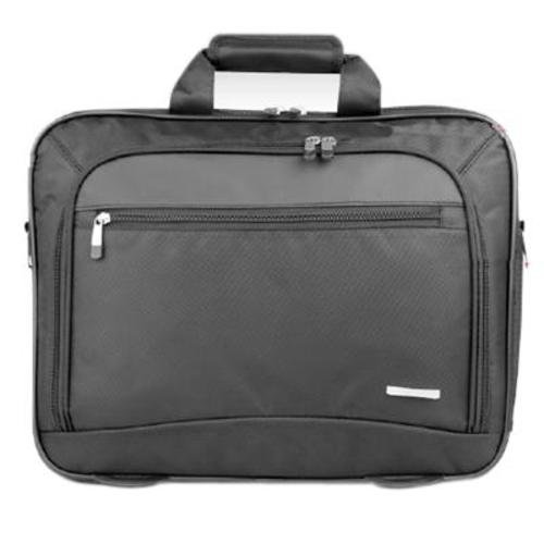 MOBILIS Bump One NB Tasche 38,1-43,2cm 15-17Zoll mit Federungssystem Dokumenten- und Zubehoertasche Trolleyschlaufe Nylon schwarz