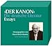 Produkt-Bild: Der Kanon. Die deutsche Literatur. Essays: F&uuml;nf B&auml;nde und ein Begleitband im Schuber: 5 B&auml;nde (insel taschenbuch)