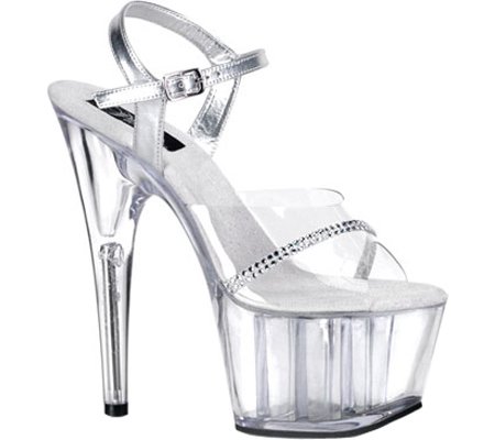 *ADORE-708R, 6 1/2" Stiletto Heel Ankle Strap PF Sandal from Pleaser