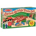 Melissa & Doug Trains & Vehicle Sets Swivel Bridge Train Set