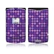 Purple Dots Design Protective Skin Decal Sticker for Motorola RAZR V3xx Cell Phones