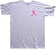 PINK RIBBON - White T-shirt