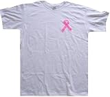 PINK RIBBON - White T-shirt