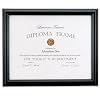 Lawrence Frames 11 by 14-Inch Black Diploma Frame, Domed Top