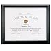 Lawrence Frames 11 by 14-Inch Black Diploma Frame, Domed Top