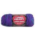 Red Heart Super Saver Yarn-Gemstone Multicolor