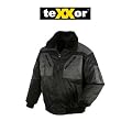 Pilotenjacke Multifunktionsjacke 4-in-1 schwarz/anthrazit Gr. L