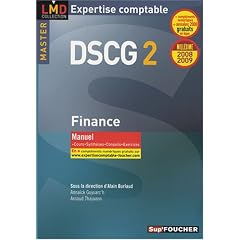 DSCG 2 Finance : Manuel 2008-2009 (Ancienne Edition)