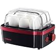 Severin EK 3156 Cuociuova Automatico 400W, colore: Nero-Rosso Metallizzato