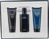 Cool Water By Davidoff For Men Edt Spray 2.5 Oz & Aftershave Balm 2.5 Oz & Shower Gel 2.5 Oz