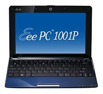 ASUS Eee PC Seashell 1001P-MU17-BU 10.1-Inch Blue Netbook - Up to 11 Hours of Battery Life